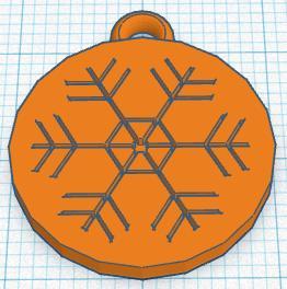 Snowflake ornament