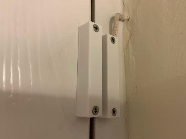 Door or window alarm switch/magnet holder