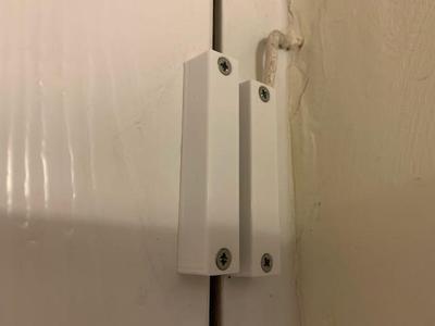 Door or window alarm switch/magnet holder