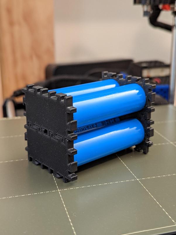 Modular 18650 Battery Caddie