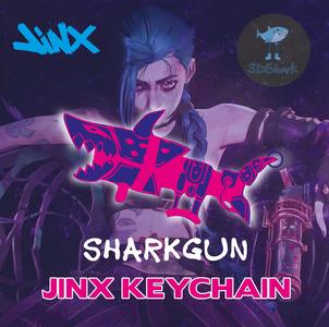 SHARKGUN JINX ARCANE KEYCHAIN KEYCHAIN SHARK