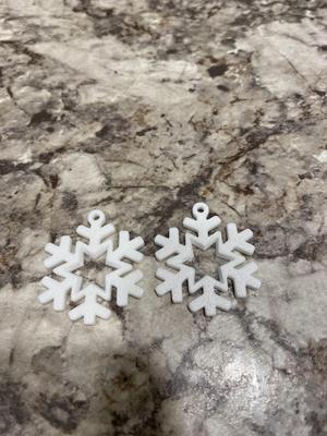 Snowflake Earrings Remix