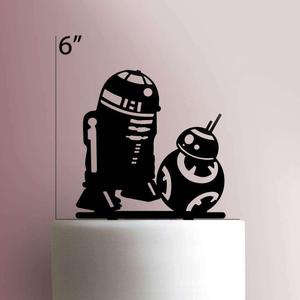 TOPPER STAR WARS R2D2 AND BB-8