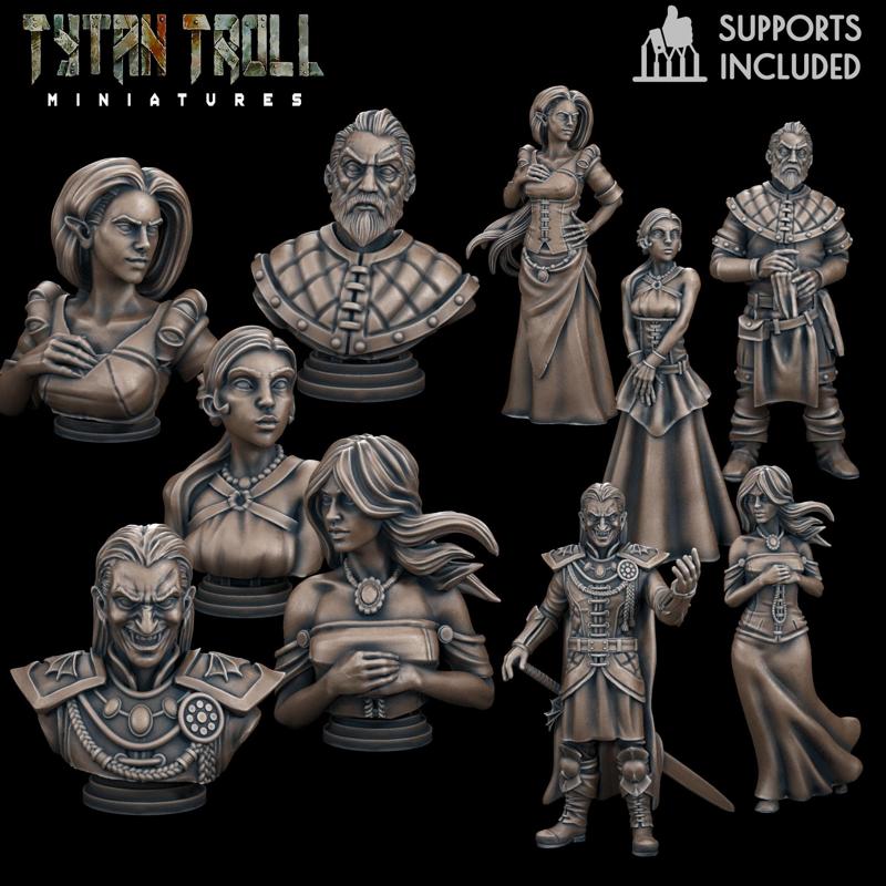 Curse of Strahd - Mini Bust Pack 03 [Pre-Supported]