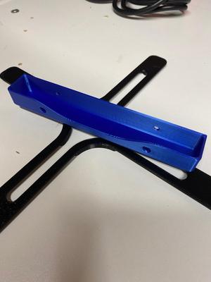 Narrow wall mount tray
