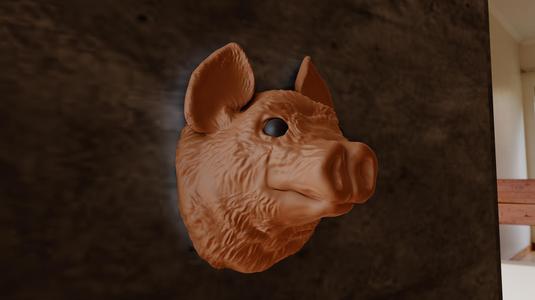 vampire bat head wall mount stl