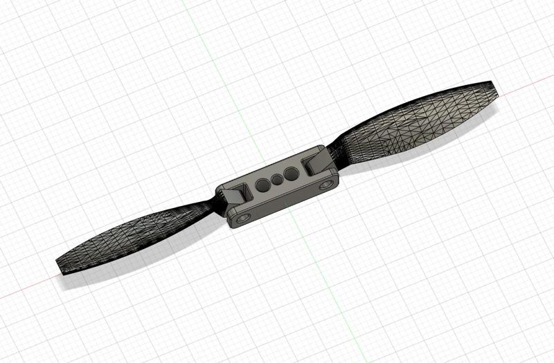 3 & 3,5 Zoll T mount foldable propeller hub