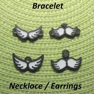4 Angel Wings Necklaces, Bracelets, Earrings, Jewelry