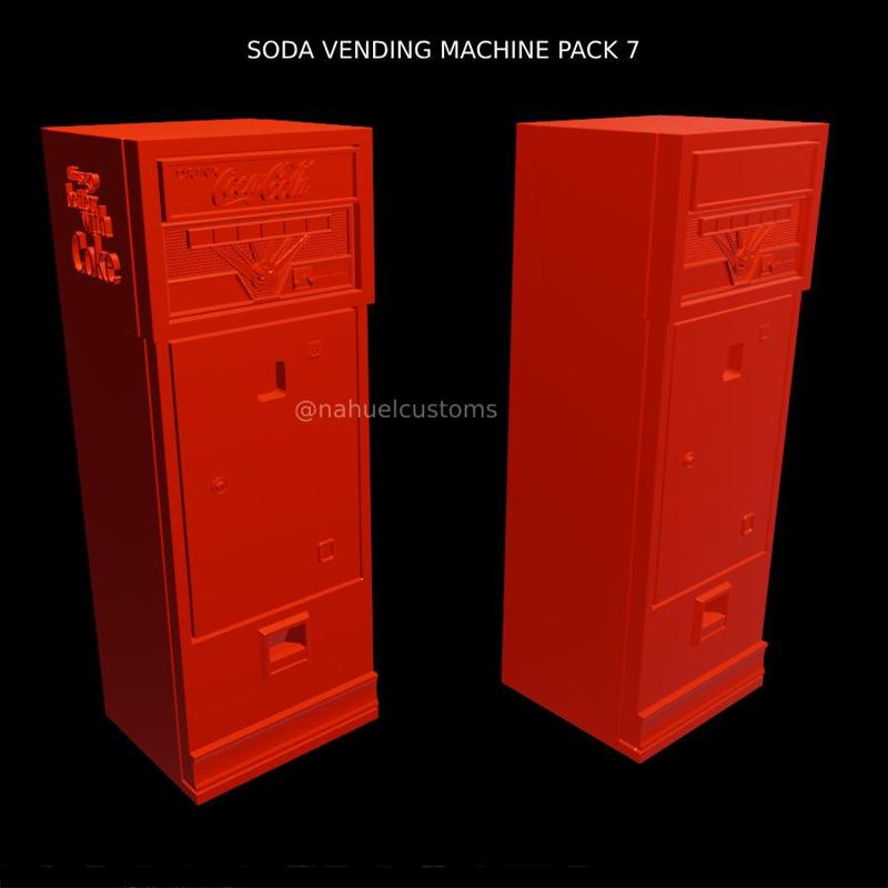 SODA VENDING MACHINE PACK 7