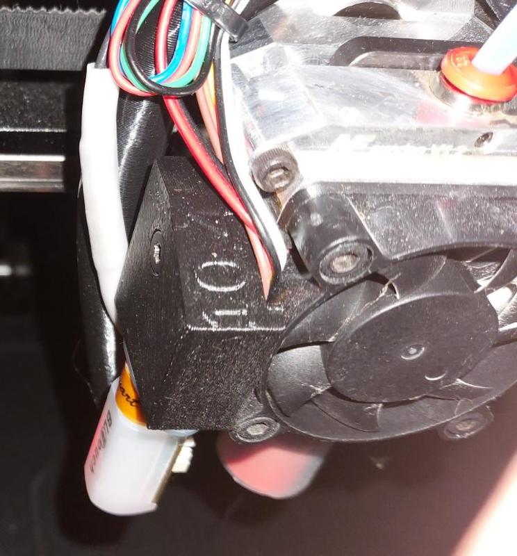Customizable BLTouch mount for Mellow NF Sunrise Extruder