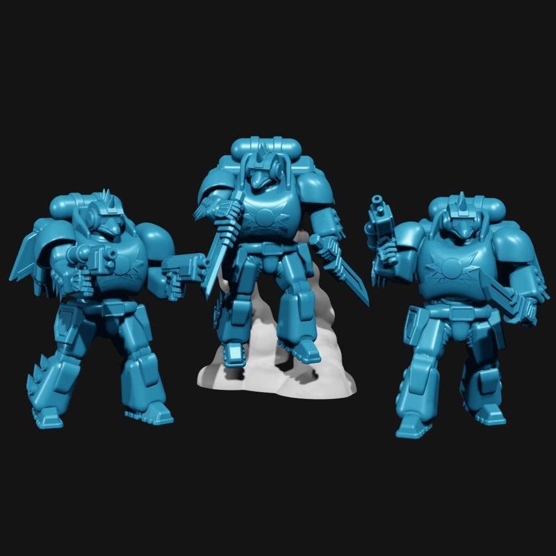 Ranger Roy's Rocketeers (Whole Figures)