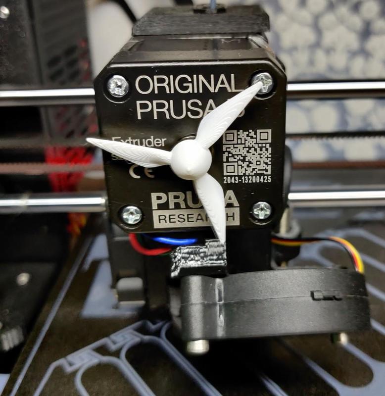 Wind Turbine Extruder Indicator (Prusa i3 MK2/S MK3/S)