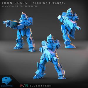 Iron Gears - Carbine Infantry (Modular)