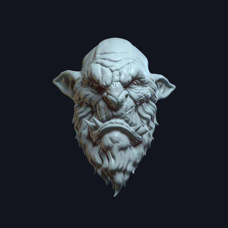 Ogre v2 "action figure head" SET00