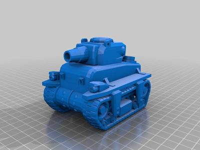 wee tank - goblin shooting tank