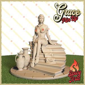 Grace - (NSFW) Elven Pin-Up Small Castle