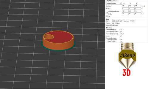 Round LCD knob, very nice, variant 3, for Prusa i3 MK3