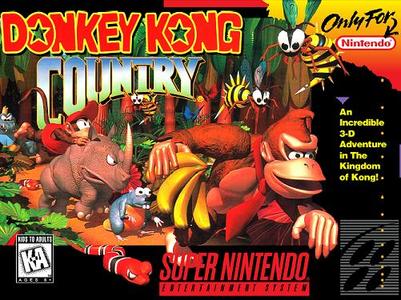 LITHOPHANE Cover Donkey Kong Country SNES