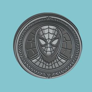 Spider-Man: Far From Home Medallion CNC Spider-Man: Far From Home 3d Printer Obj Stl