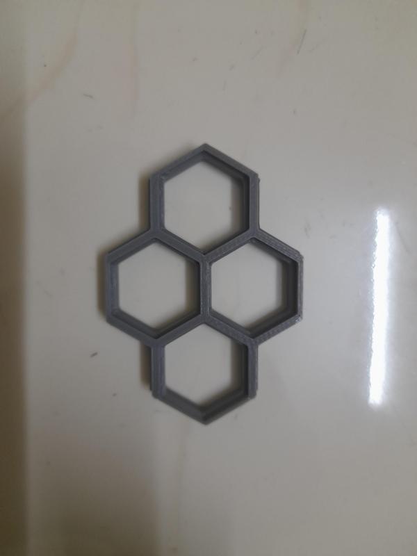 Wall HoneyComb 4Blocks