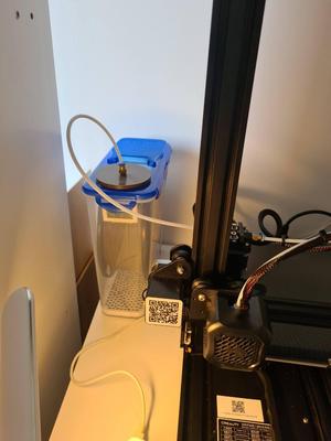 Caixa vedada para controle de umidade (Drybox)