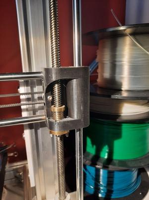 Anet A8 X carriage for anti backslash nut