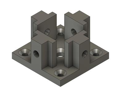 Bosch Rexroth 45x45 Table Mount (f3d)