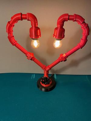 Rotary pipe valve version love light 2