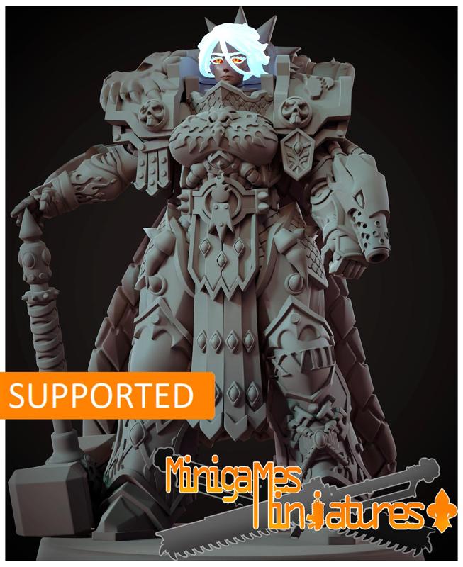 Vulkan waifu anime figurine