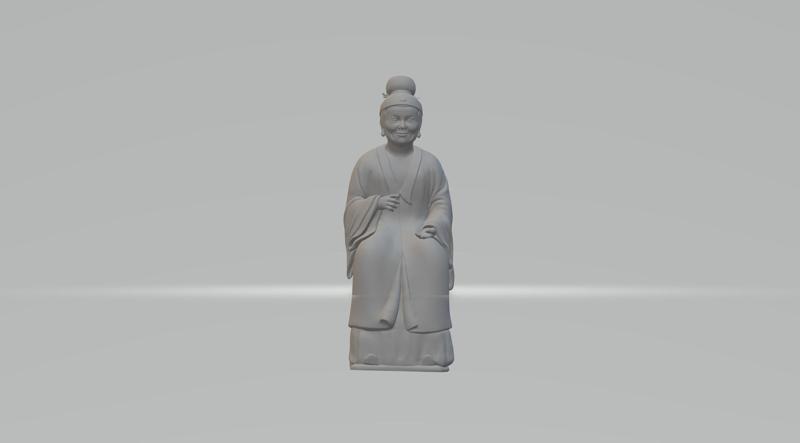Chinese Grandma 3D Model 3D print model