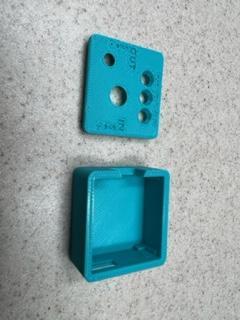 Servo Tester Lid with labels
