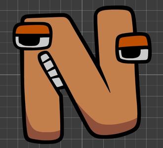 N from Alphabet Lore