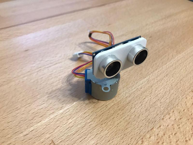Ultrasonic Sensor Stepper mount