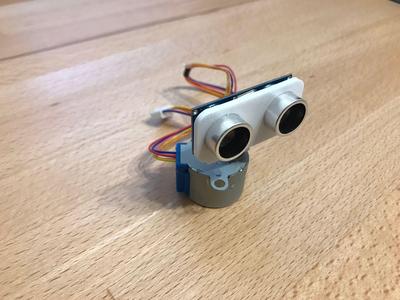 Ultrasonic Sensor Stepper mount
