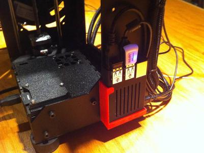 MakerGear M2 Mount for Raspberry Pi Sleeve Case.
