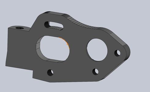 RC F1: HPD EVO Right Pod for Brushed Motors