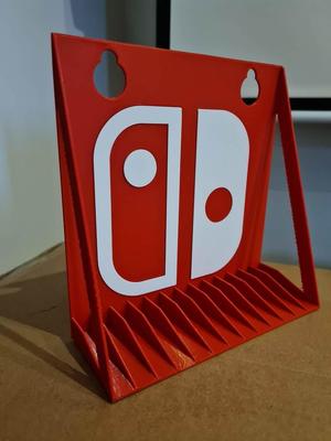 Nintendo Switch games hanger stand wall shelf