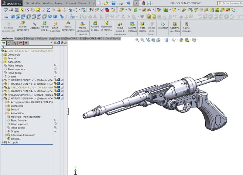CAPITAN HARLOCK COSMO GUN