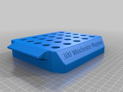 .300 Winchester Magnum Reloading Tray