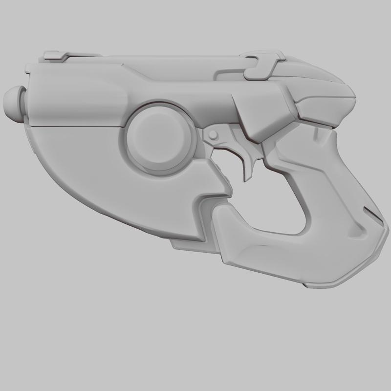 Overwatch 2 Tracer Dressed to the nines Sur son trenteetun Gun Cosplay