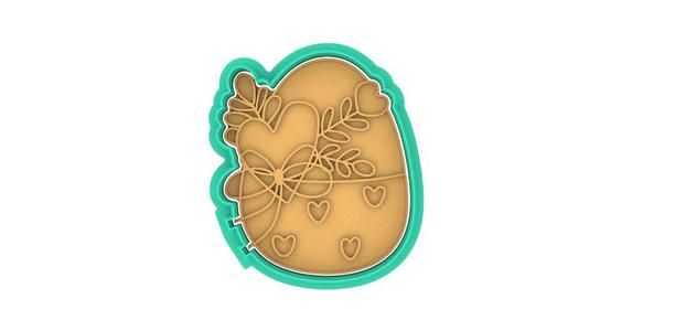 EASTER EGG CUTTER AND STAMP