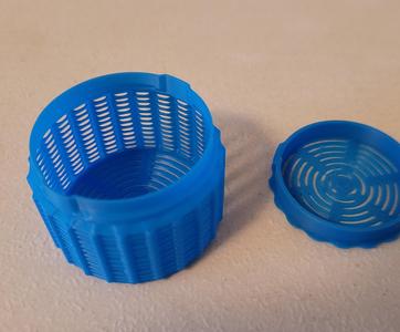 Silica gel desiccant spool container (remix)