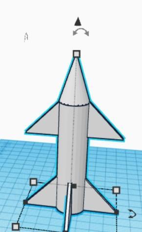 nasa rocket to the moon small v2 125 mm