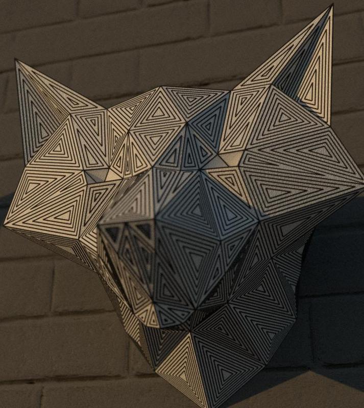 LOW POLY FOX TRIBAL