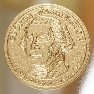 KeyChain 1 DOLLAR COIN REPLICA 3D