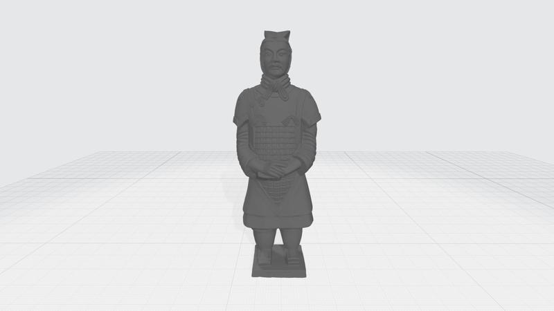 Terracotta Warriors Officer 3D Model 3D print model