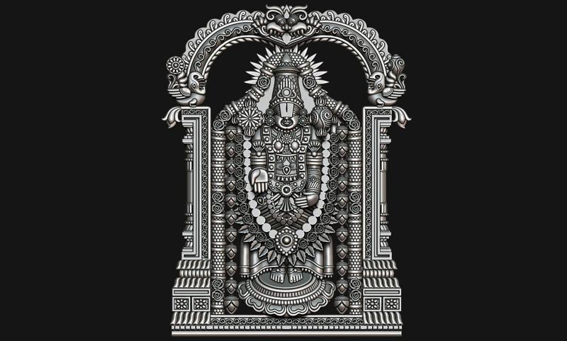 BalaJi Relief 3D print model 3D print model
