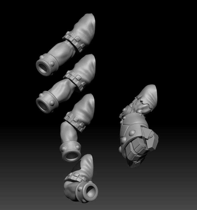 Arms with Checkered sleeves