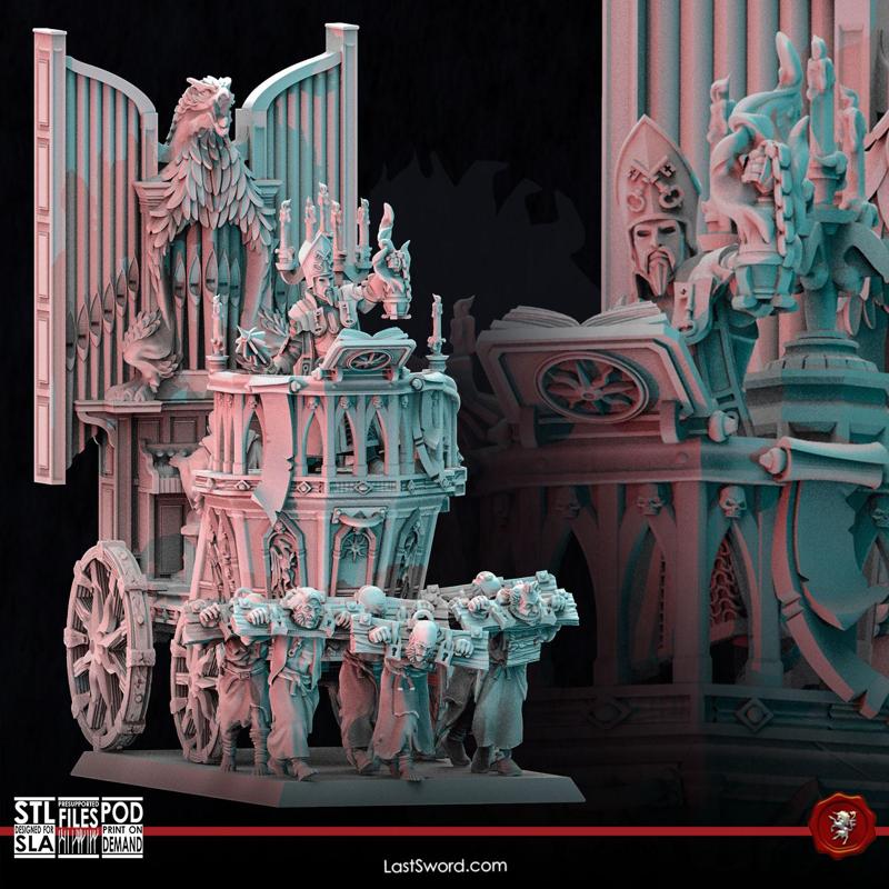 Bishop on Altar of War and Organist