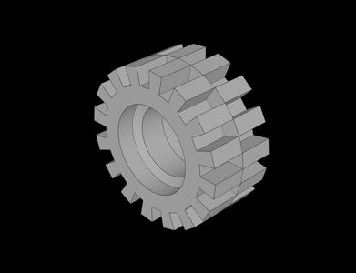 Lego Compatible (3641.dat) Tire  6/ 50 x  8 Offset Tread